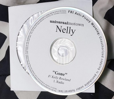 NELLY (ft. KELLY ROWLAND) ''Gone'' RARE RADIO STATION PROMO CD  2011 Universal USA