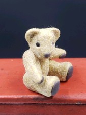 VTG Dollhouse Miniature Artisan Jointed Teddy Bear by Lori Hall
