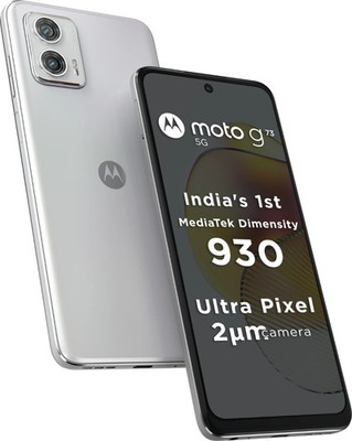 Motorola G73 (Lucent White, 8GB RAM, 128GB) Global Version Smartphone