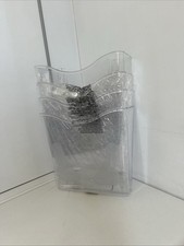 Image of 4 x Deflecto Clear Acrylic Wall Mounted A4 Docupocket Literature File college