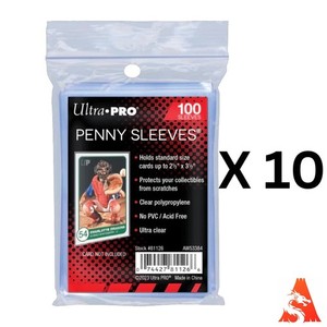 ebay card sleeves 100 Counts Clear Penny Card Sleeves for Trading Cards, Plastic 100 PCS, White