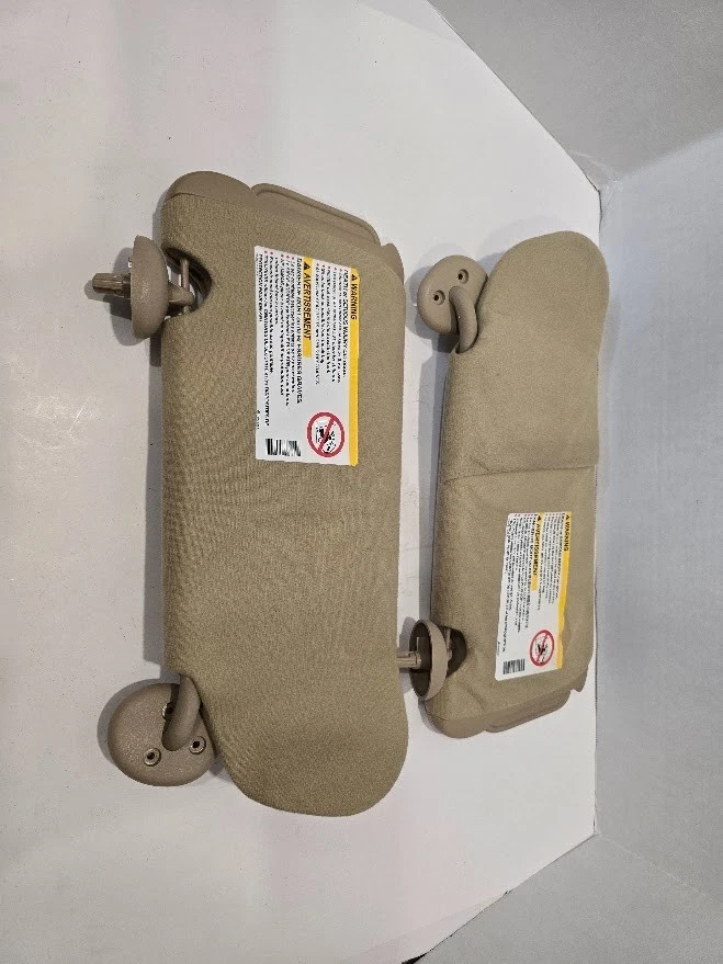 Par de parasoles izquierdo derecho Buick Lesabre 2000-2005 bronceado iluminado OEM A102 Foto 3 de 4