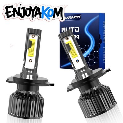 9003 H4 HB2 10000lm 6000K LED Headlight Bulb High Low Beam Kit 2Pcs Bright White