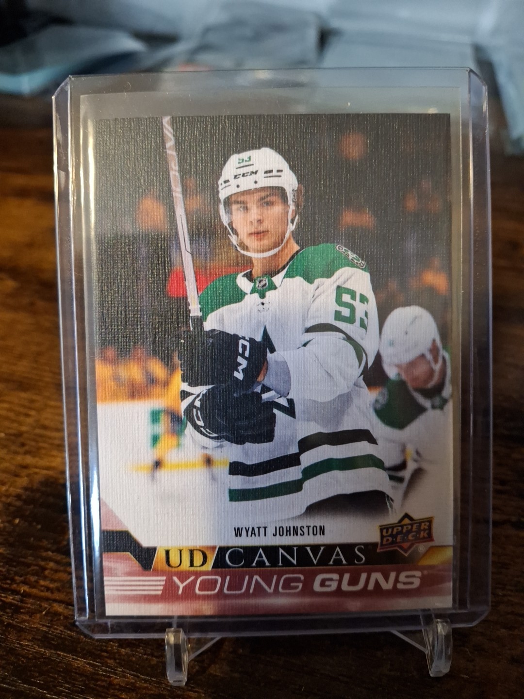 2022-23 UD Wyatt Johnston Young Guns Canvas RC #C218