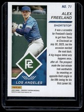 Alex Freeland 2025 Panini Prospect Edition #71-Green