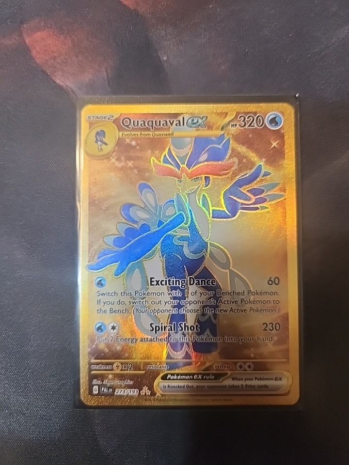 Quaquaval ex 273/193 Full Art Secret Gold Paldea Evolved Pokemon Card NM