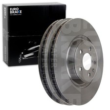 2X EUROBRAKE BREMSSCHEIBEN 345mm BELÜFTET VORNE PASSEND FÜR AUDI A4 A5 A6 A7 Q5