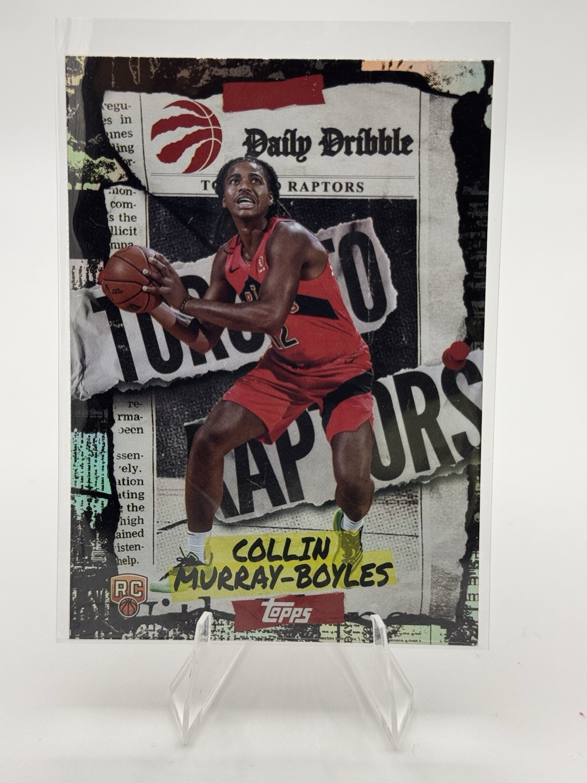 2025-26 Topps - Daily Dribble Collin Murray-Boyles #DD-39 (RC) Toronto Raptors