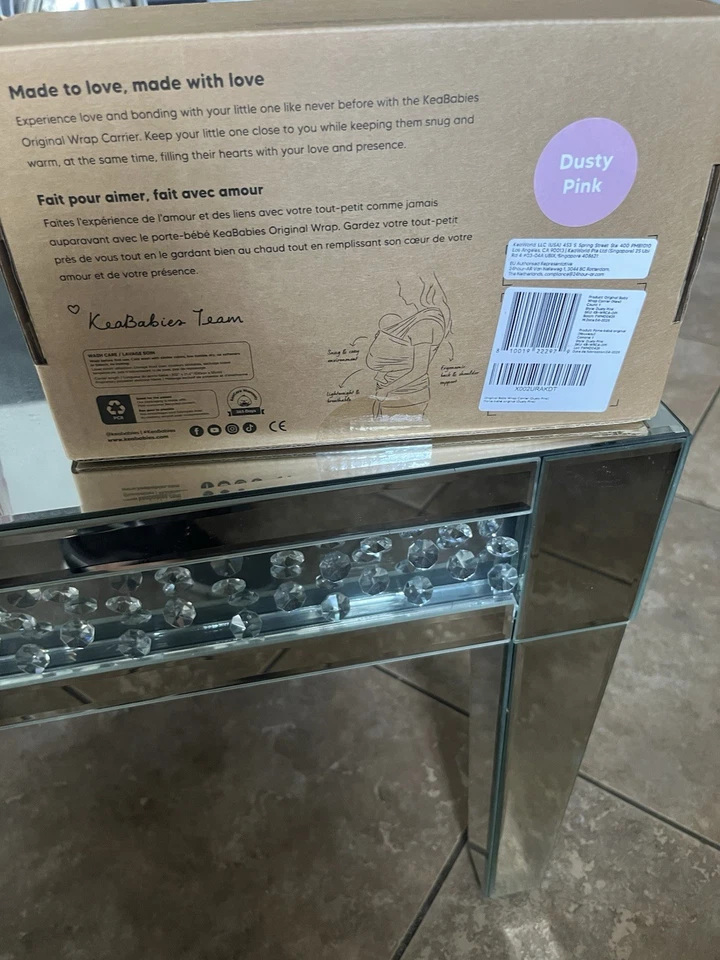 Portabebés Boba Eslinga Gris para Recién Nacidos/Bebé Manos Libres-7-35 lb. NUEVO Foto 4 de 4