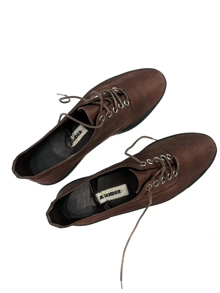 Zapatillas deportivas de lona JiL Sander vintage zapatos keds bajos Foto 3 de 4