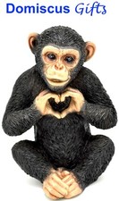 4 3/4 NEW! MONKEY Heart LOVE Chimpanzee  COLL...