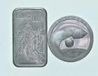 Lot 2 1 Oz Silver Rounds Lust Of Deity - Apollo 11 *103