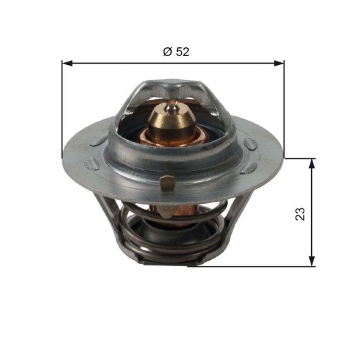Thermostat KüHlmittel Gates TH14088G1 FüR Chrysler Daihatsu Dodge Ford Mazda MG-image
