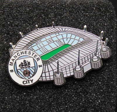Manchester City FC Etihad Football Stadium Pin Badge