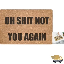 Doormat Non-Slip Door Mat Waterproof Funny Rugs Indoor Outdoor Carpet Univers...