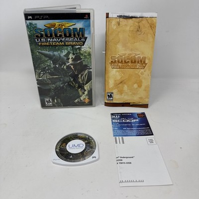 Socom US Navy Seals Fireteam Bravo (Sony PSP, 2005) CIB Tested 