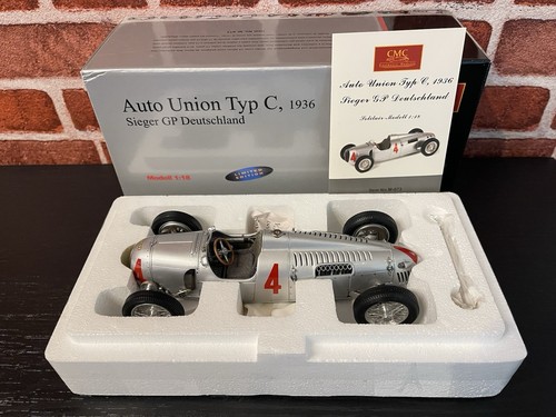 1/18 CMC Auto Union Typ C 1936 Sieger GP Deutschland #4 M-037 - Bild 10 von 10