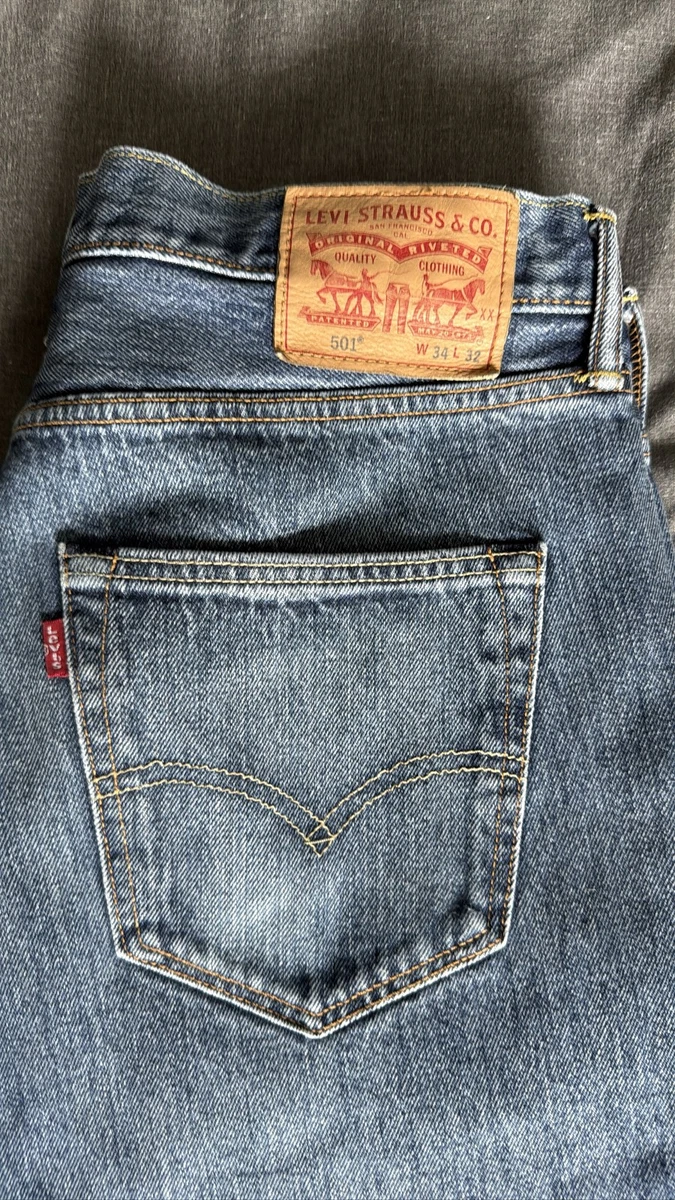 Mens Levis 501 W34 L32 for sale | eBay UK