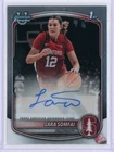 2025-26 Bowman Chrome Lara Somfai Auto 1st Autograph Base Chrome Stanford CPA-LS