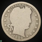 1899-O Barber Liberty Head Quarter - About Good Details