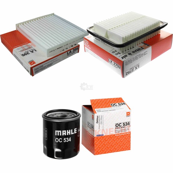 Mahle / Knecht Innenraumfilter LA 395 Luftfilter LX 2792 ÖLfilter OC 534-image