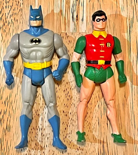 1984 DC COMICS KENNER SUPER POWERS COLLECTION BATMAN & ROBIN ACTION FIGURES