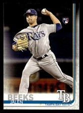 2019 Topps #688 Jalen Beeks Rookie Card Tampa Bay Rays