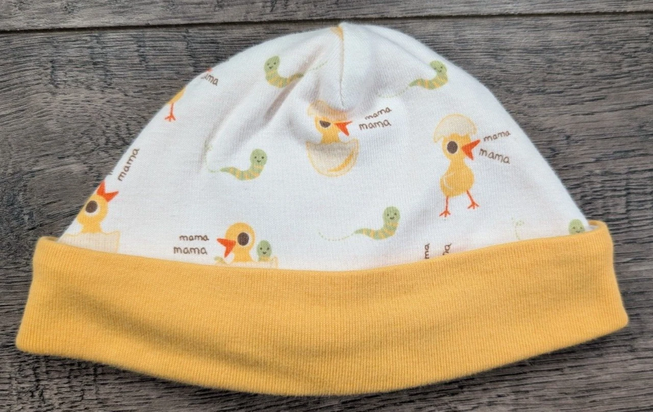 Baby Girl Boy Clothes New VTG Gymboree 0-6 Month Playtime Chicken Beanie Hat