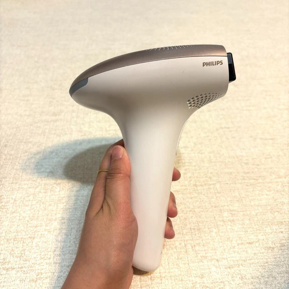 Philips SC1997/70 depiladora champanhe IPL sistema de depilação ouro/branco usado - Imagem 3 de 4