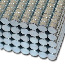 20 STARKE NEODYM MAGNETE D5x3 mm NdFeB N42 MAGNET SCHEIBE RUND ZYLINDER 750 G
