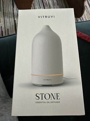 Vitruvi Stone Diffuser - White- Used