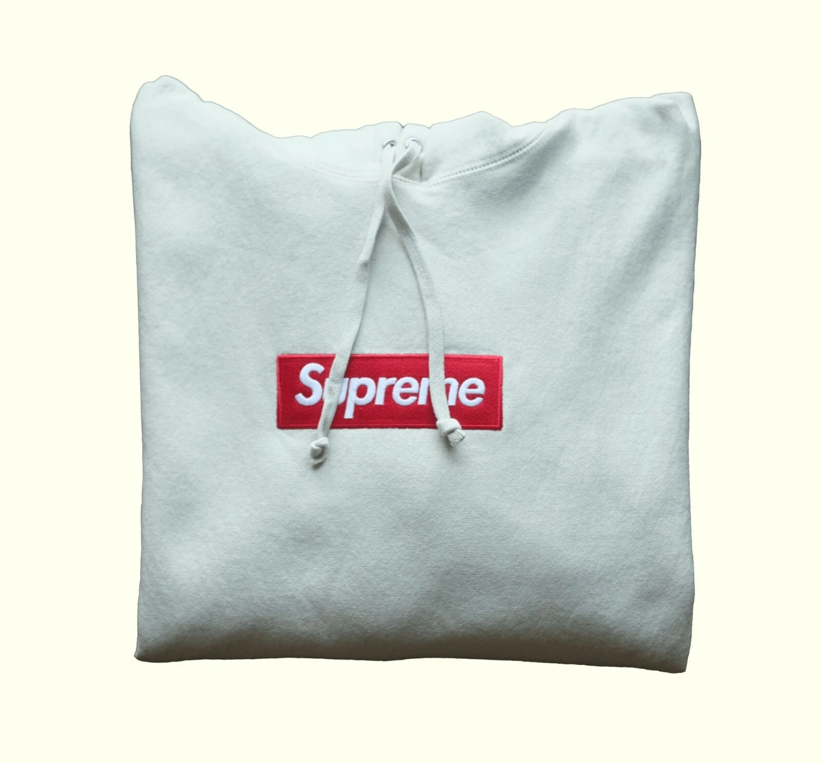 NEUF SWEAT À CAPUCHE SUPRÊME PIERRE ROUGE BOÎTE LOGO SKATE 100 % COTON HOMME TAILLE L FW24