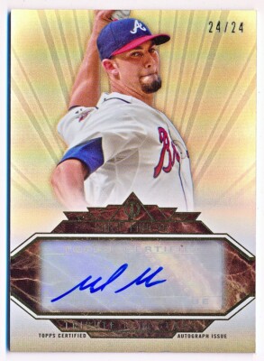 2014 Topps Tribute Mike Minor Tribute to the Stars Auto #TSA-MM (xx/24) - QTY