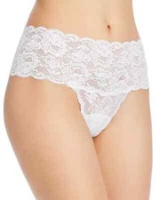 Cosabella Never Say Never Comfie Thong White L52118 Womens Size L/XL