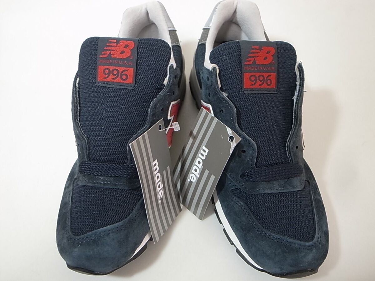 New Balance ☆ made in USA ‘M996NRJ’ Navy×Red NEW BALANCE M996NRJ NAVY RED MADE IN USA US4.5 | eBay