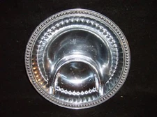 Wilton Armetale Flutes and Pearls Small Round Chip and Dip Server, 11-Inch