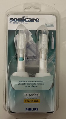 Philips SONICARE: A Series Advance Standard Replacement Tooth Brush Heads 2 Pack