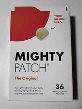 Mighty Patch Hydrocolloid Acne Absorbing Spot Pimple Patches 36 Count Original