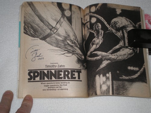 ANALOG SCIENCE FICTION & FACT - OCTOBER 1985 *SIGNED* -FM- - Picture 2 of 2