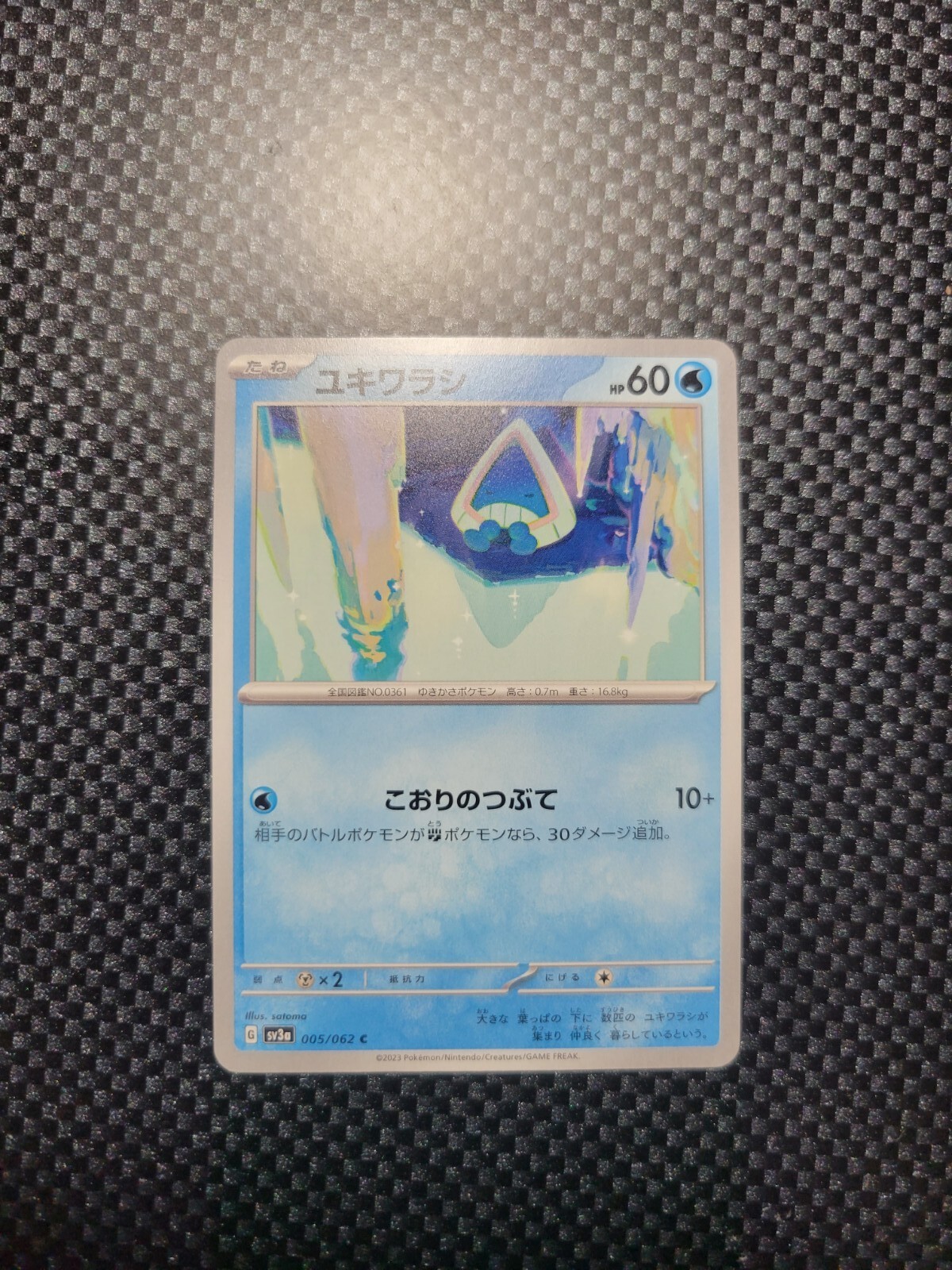 Pokémon TCG Snorunt 005/062 Common Card Raging Surf SV3a Japanese NM 2023