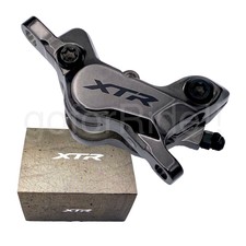 Shimano XTR BR-M9120 4-Piston Disc Brake Caliper w/ N04C Metal Fin Brake Pads