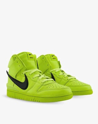 Nike x AMBUSH Dunk High 'Flash Lime' - Size UK 7 - New **CONFIRMED