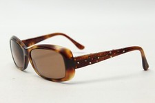 VTG Leiber Womens Sunglasses FRAMES ONLY Jeweled Tortoise For Repair Italy