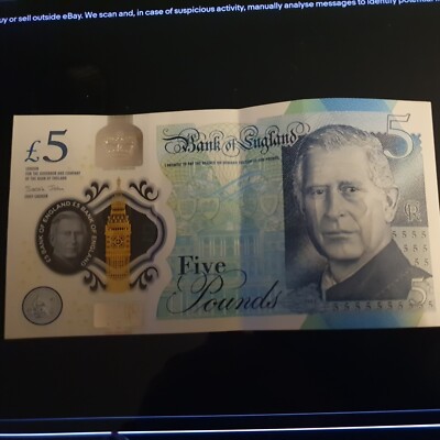 King Charles 5 pound note CA47082497 | eBay UK