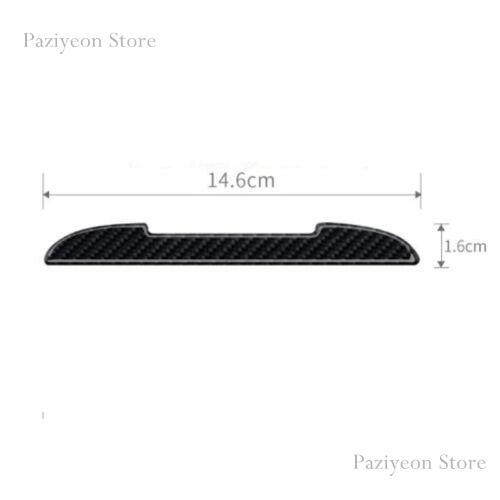 4pcs Car Door Edge Guard Scratch Bumper Scuff Trim Stickers Carbon Fiber Look - Picture 3 of 8