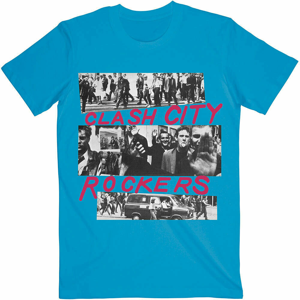 \"the clash punk rook t-シャツ\" The Clash T-Shirt Punk Rock Band Should I Stay Or Should I