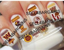 40 New 2025 Washington Commanders20 Different DesignsSalon Quality Nail Decals