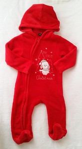 Surpyjama Polaire Rouge My First Christmas Bebe 18 Mois Ebay
