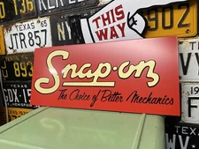 Antique Vintage Old Style Snap On Tools Sign! Mechanic Shop Sign