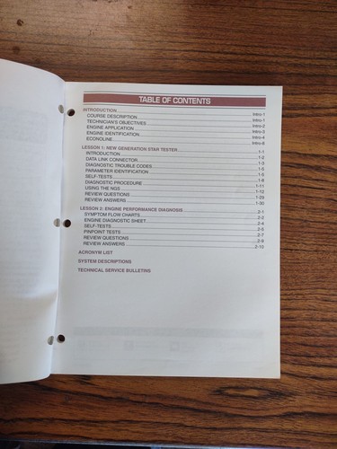 1995 FORD 7.3L DIT DIESEL ENGINE EEC-V DIAGNOSTICS NEW MODEL TRAINING MANUAL - Bild 2 von 2